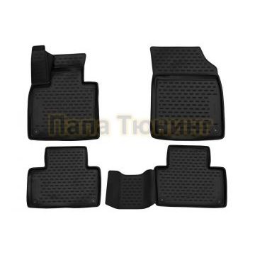Коврики 3D в салон полиуретан 4 штуки Autofamily для Volvo XC90 2014-