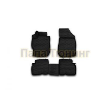 Коврики 3D в салон полиуретан 4 штуки Autofamily для Nissan Almera 2013-2018 Коврики 3D в салон полиуретан 4 штуки Autofamily для Nissan Almera 2013-2018