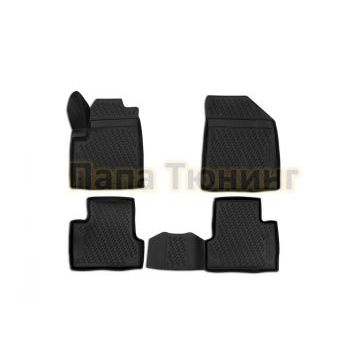 Коврики 3D в салон полиуретан 4 штуки Autofamily для Jeep Cherokee 2013-2018 Коврики 3D в салон полиуретан 4 штуки Autofamily для Jeep Cherokee 2013-2018