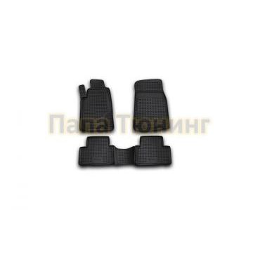 Коврики в салон полиуретан 4 штуки Autofamily для SsangYong Rexton 2002-2007 Коврики в салон полиуретан 4 штуки Autofamily для SsangYong Rexton 2002-2007