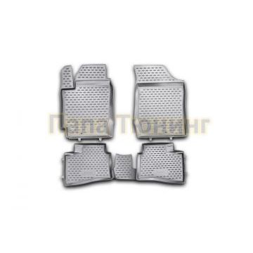 Коврики в салон полиуретан 4 штуки Autofamily для Kia Cerato Koup 2009-2012 Коврики в салон полиуретан 4 штуки Autofamily для Kia Cerato Koup 2009-2012