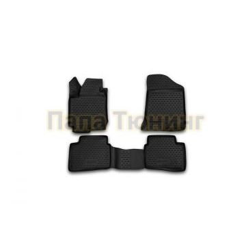 Коврики 3D в салон полиуретан 4 штуки Autofamily для Kia Ceed 2006-2012 Коврики 3D в салон полиуретан 4 штуки Autofamily для Kia Ceed 2006-2012