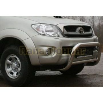 Комплект защита заднего бампера уголки d76+ защита переднего бампера d76 для Toyota Hilux 2015-