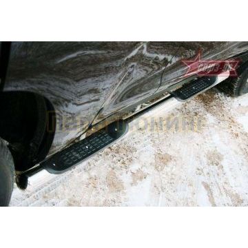 Пороги с проступью d76 для Toyota Land Cruiser Prado 150 2009-2017