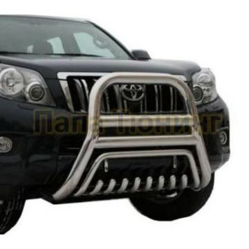 Защита переднего бампера d76/76 для Toyota Land Cruiser Prado 150 2009-2013