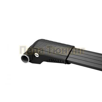 Багажная система LUX ХАНТЕР L55-B черная на классические рейлинги для Renault Koleos I 2008-2016