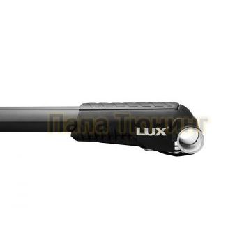 Багажная система LUX ХАНТЕР L55-B черная на классические рейлинги для Renault Koleos I 2008-2016