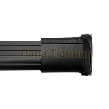 Багажная система LUX ХАНТЕР L55-B черная на классические рейлинги для Renault Koleos I 2008-2016