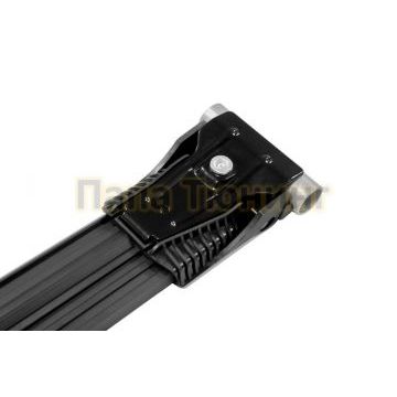 Багажная система LUX ХАНТЕР L55-B черная на классические рейлинги для Renault Koleos I 2008-2016