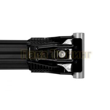 Багажная система LUX ХАНТЕР L55-B черная на классические рейлинги для Renault Koleos I 2008-2016