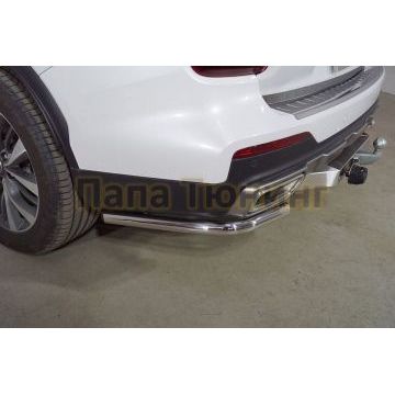 Защита задняя (уголки) 42,4 мм ТСС для Gac GS8 2.0T 4WD 2019-2023