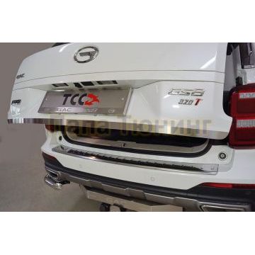 Накладка на заднюю дверь (лист шлифованный) ТСС для Gac GS8 2.0T 4WD 2021-2023 Накладка на заднюю дверь (лист шлифованный) ТСС для Gac GS8 2.0T 4WD 2021-2023