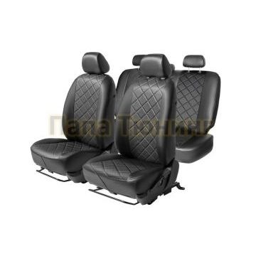 Авточехлы Rival рисунок ромб 40/60 для Mitsubishi Lancer X 2012-