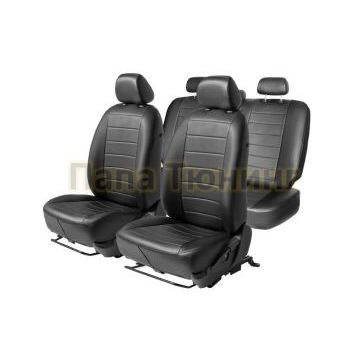 Авточехлы Rival рисунок строчка 40/60 для Mitsubishi Lancer X 2012-