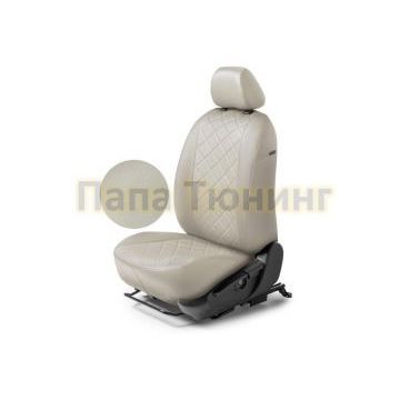 Авточехлы Rival экокожа рисунок ромб Бежевый 40/60 для Hyundai Tucson III 2015-2018 2018-2020 Авточехлы Rival экокожа рисунок ромб Бежевый 40/60 для Hyundai Tucson III 2015-2018 2018-2020