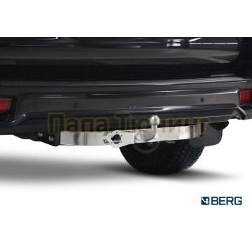Фаркоп BERG шар F с нерж. накладкой 1500/75 кг. для Toyota Land Cruiser Prado 150 Black Onyx 2020-