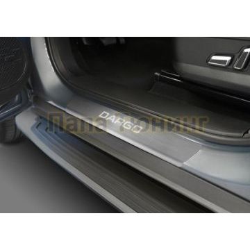 Накладки порогов RIVAL 4шт. для Haval Dargo 2022-