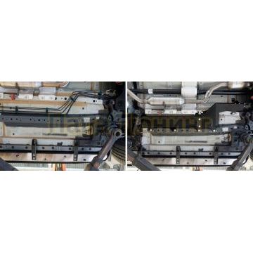 Защита топливных и тормозных магистралей + комплект крепежа АвтоБРОНЯ Сталь для Haval Dargo V-2.0 2022-