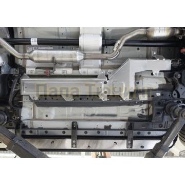 Защита топливных и тормозных магистралей + комплект крепежа RIVAL Алюминий для Haval Dargo  V-2.0 2022-