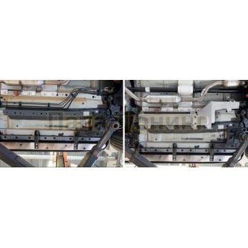 Защита топливных и тормозных магистралей + комплект крепежа RIVAL Алюминий для Haval Dargo  V-2.0 2022-