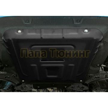 Защита картера + КПП + комплект крепежа АвтоБРОНЯ Сталь для Haval Jolion 2021- V-1.5T передний привод комплектация Comfort