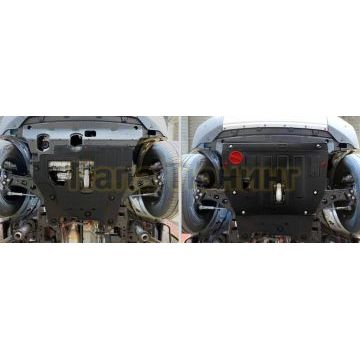 Защита картера + КПП + комплект крепежа АвтоБРОНЯ Сталь для Haval Dargo 2022- V-2.0