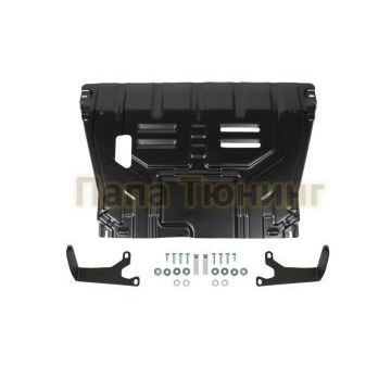 Защита картера + КПП + комплект крепежа AutoMax Сталь для Kia Seltos I 2020- /Kia Soul III 2019- Защита картера + КПП + комплект крепежа AutoMax Сталь для Kia Seltos I 2020- /Kia Soul III 2019-