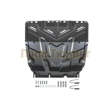 Защита картера + КПП + комплект крепежа AutoMax Сталь для Ford C-MAX I 2003-2007 /Ford C-MAX I рестайлинг 2007-2010 /Ford C-MAX II 2010-2015 /Ford Focus II 2005-2008 /Ford Focus II рестайлинг 2008-2011 /Ford Focus III 2011-2015 /Ford Focus III рестайлинг 2014-2019 /Ford Kuga I 2008-2013