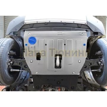 Защита картера + КПП + комплект крепежа RIVAL Алюминий для Haval Dargo 2022- V-2.0