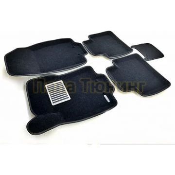 Коврики текстильные 3D Euromat чёрные Original Lux для Nissan X-Trail T32 2015- Коврики текстильные 3D Euromat чёрные Original Lux для Nissan X-Trail T32 2015-
