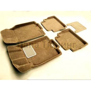 Коврики текстильные 3D Euromat бежевые Original Lux для Nissan X-Trail T32 2015- Коврики текстильные 3D Euromat бежевые Original Lux для Nissan X-Trail T32 2015-