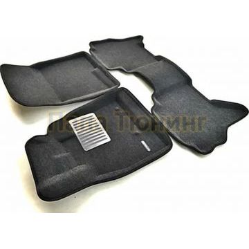 Коврики текстильные 3D Euromat серые Original Lux для Mitsubishi Pajero 4 2006-