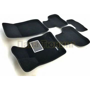 Коврики текстильные 3D Euromat чёрные Original Lux для Mercedes GLK-class X204 2008-2015 Коврики текстильные 3D Euromat чёрные Original Lux для Mercedes GLK-class X204 2008-2015