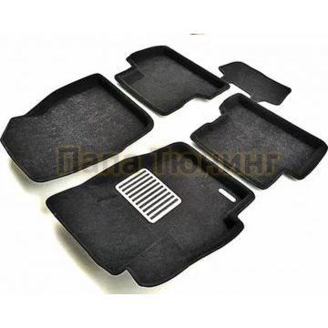 Коврики текстильные 3D Euromat чёрные Original Lux для Mazda 3 2009-2013