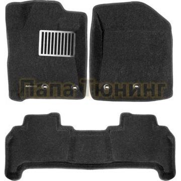 Коврики текстильные 3D Euromat чёрные Original Lux для Toyota Land Cruiser 200/Lexus LX-570 2012- Коврики текстильные 3D Euromat чёрные Original Lux для Toyota Land Cruiser 200/Lexus LX-570 2012-