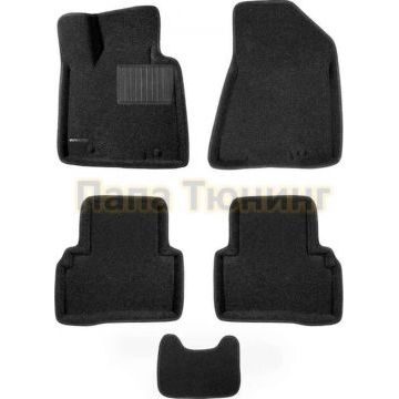 Коврики текстильные 3D Euromat чёрные Original Lux для Kia Sportage 2016- Коврики текстильные 3D Euromat чёрные Original Lux для Kia Sportage 2016-