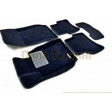 Коврики текстильные 3D Euromat чёрные Original Business для Mercedes-Benz C-Class W204 2007-2015