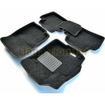 Коврики текстильные 3D Euromat чёрные Original Business для Mitsubishi Outlander/Citroen C-Crosser/Peugeot 4007 2006-