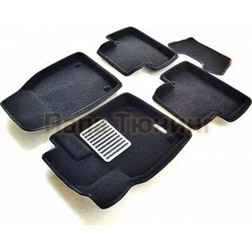 Коврики текстильные 3D Euromat чёрные Original Lux для Volvo S40 2007-2012