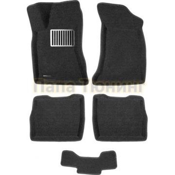 Коврики текстильные 3D Euromat чёрные Original Lux для Volkswagen Passat B5 1996-2005