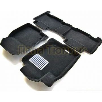 Коврики текстильные 3D Euromat чёрные Original Lux для Toyota RAV4 2013-2019