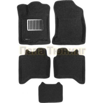 Коврики текстильные 3D Euromat чёрные Original Lux для Toyota Hilux/Fortuner 2015- Коврики текстильные 3D Euromat чёрные Original Lux для Toyota Hilux/Fortuner 2015-
