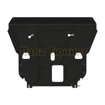 Защита картера и КПП Шериф сталь 2,0 мм для Hyundai Santa Fe 2,2TDi АТ FullWD 2021 -/Hyundai Sonata 2,0; 2,5 AT FWD 2020 -/Kia K5 2.0, 2.5 AT FWD 2020 -