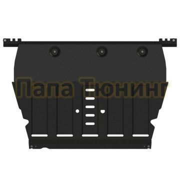 Защита картера и КПП Шериф сталь 2,0 мм для Peugeot Traveller 2,0 МТ 2020 -