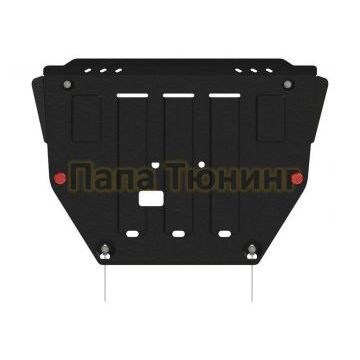 Защита картера и КПП Шериф сталь 2,0 мм для Nissan Note 1,2 AT Front WD; 2019 - Защита картера и КПП Шериф сталь 2,0 мм для Nissan Note 1,2 AT Front WD; 2019 -