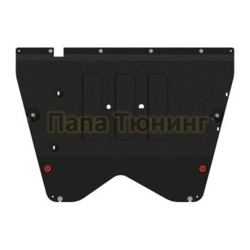 Защита картера и КПП Шериф сталь 2,0 мм для Fiat Doblo 1,4 MT FWD 2015 -