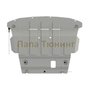 Защита картера и КПП Шериф алюминий 4 мм для Ford Fiesta 1,0 МТ FWD 2017 - Защита картера и КПП Шериф алюминий 4 мм для Ford Fiesta 1,0 МТ FWD 2017 -