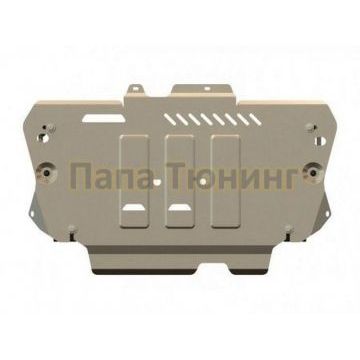 Защита картера и КПП Шериф алюминий 4 мм для Ford Kuga 1,6 АТ 4wd; 2,5 АТ 4wd 2014 - 2016/Ford Kuga 1,5 АТ; 2,5 АТ 2017 - 2020