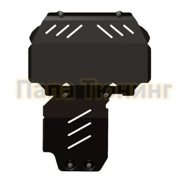 Защита картера Шериф сталь 3 мм для Ford Ranger 2.2D, 3.2D AT, MT 2011 - 2015