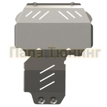 Защита картера Шериф алюминий 5 мм для Ford Ranger 2.2D, 3.2D AT, MT 2011 - 2015